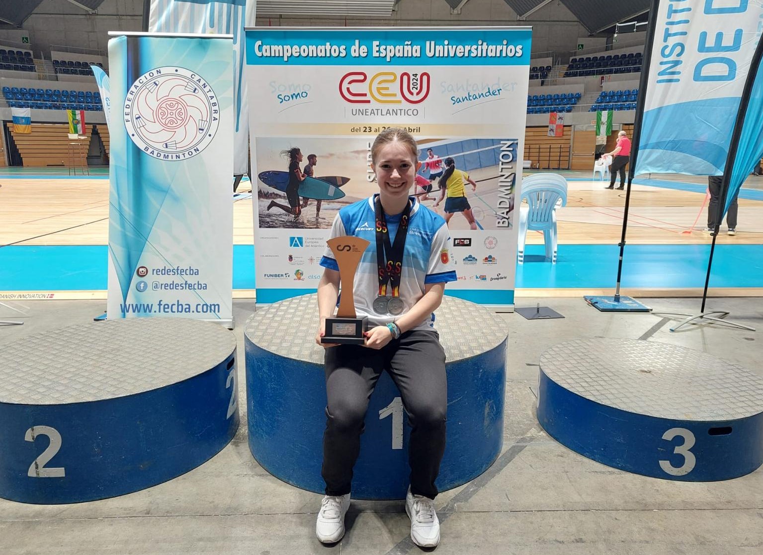AMAIA TORRALBA, TRIPLE MEDALLA EN EL CAMPEONATO DE ESPA&Ntilde;A UNIVERSITARIO